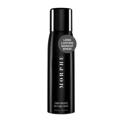 Morphe Continuous Setting Mist - Micro-Fine Makeup Setting Spray with a Natural Radiant Finish - Helps Makeup Resist Caking or Fading & Increases Wear of Foundation (2.8 fl oz)