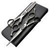 5.5/6-inch professional hair clippers, stainless steel sharp hair clippers, specialized for hairdressers (6-inch -2pc-D) view 1