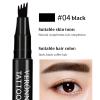 4-Forked Eyebrow Pencil Waterproof & Long-Lasting - Microblading Pen For Natural Hair-Like Brows, Dual-Ended With Precision Brush (black) view 3