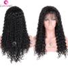 EVA HAIR 180% 250% Density 360 Lace Frontal Wig Pre Plucked With Baby Hair 10"-22" Curly Brazilian Remy Hair Wigs For Black Women view 4