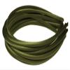12pc Skinny Satin Headbands - 7mm wide, solid color packs (Olive Green) view 1