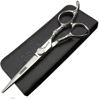 6/7/8-inch professional hairdresser set, stainless steel scissors hairdresser's exclusive hairdresser. (6 in Cutting Scissors)