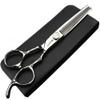 6/7/8-Inch Professional Hair Scissors Haircut Rose Pattern Hair Scissors Styling Tools Japanese Stainless Steel Scissor Set (6-in thinning scissors) view 1