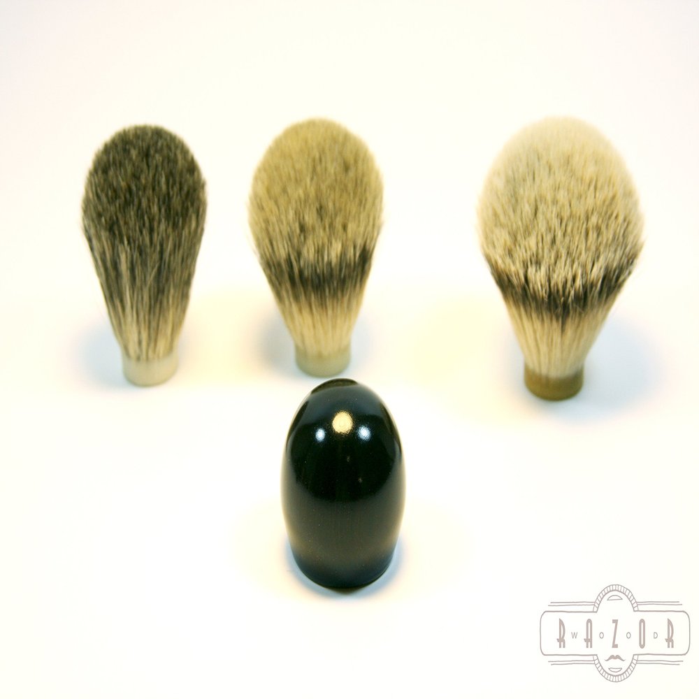 African Blackwood Compact Shaving Brush