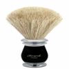 Black Handle Men's Shaving Brush for Men Black Badger Hair Shaving Brush with Stand view 4