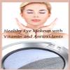 Ageless Derma Mineral Creamy Baked Eyeshadow Duo-Vegan Eye shadow (Matte Brown-Matte Nude) view 3