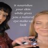 Ageless Derma Mineral Creamy Baked Eyeshadow Duo-Vegan Eye shadow (Matte Brown-Matte Nude) view 4
