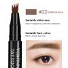 4-Forked Eyebrow Pencil Waterproof & Long-Lasting - Microblading Pen For Natural Hair-Like Brows, Dual-Ended With Precision Brush (Gray Brown) view 4