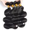 Body Wave Brazilian Virgin Hair 3 Bundles With Lace Closure 100% Human Hair Weave Bundles Natural Color Remy Hair -202224+16inch view 4