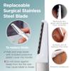 Professional Dermaplaning Tool for Women  Metal Handle, Replaceable Blade, Smooth Skin & Peach Fuzz Removal, At-Home Exfoliation Razor view 4