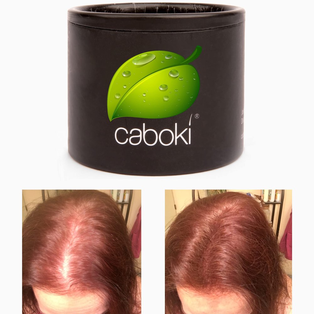 Caboki Hair Fibers for Thinning Hair Natural Plant-Based Bald Spot Cover Up for Men and Women Instantly Thicker Fuller Looking Scalp Clean Ingredients Trial Size, 10-Day Supply, Light Auburn