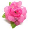 Hawaii Luau Party Artificial Fabric Gardenia Hair Clips Light Pink 4 Pack view 1