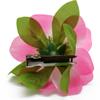 Hawaii Luau Party Artificial Fabric Gardenia Hair Clips Light Pink 4 Pack view 3
