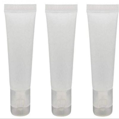 10PCS 50ML Clear PE Frosted Empty Refillable Soft Tubes Bottle Packing Sample Container For Shampoo Facial Cleanser Soap Shower Hand Cream Lotion Gel Body Lotion (50ml)