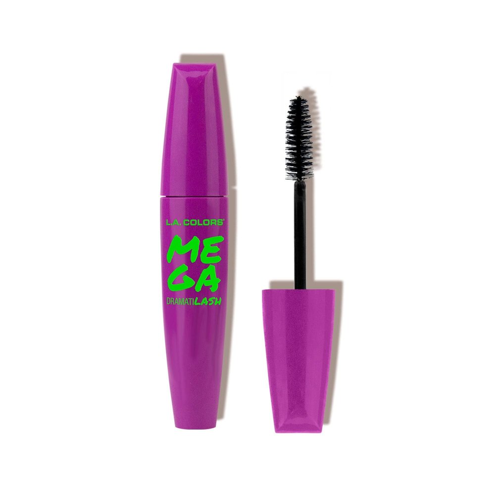 L.A. COLORS Mega Dramatilash Mascara, Intense Black CMS523