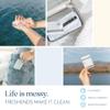 300 Bulk Pack Luxurious Makeup Remover Wipes, Guest Bathroom Essentials for Weddings, Restaurants, Bars & Clubs  Gray, Travel-Size, Disposable view 2
