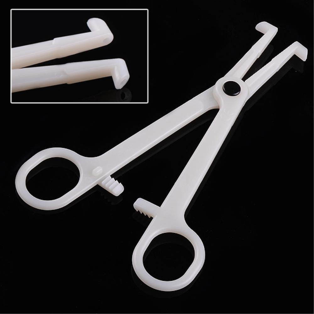 Piercing Supply Tool Silica Gel Plastics Body Belly Ear Tongue Septum Piercing Tool Plier Clamp EQ8870