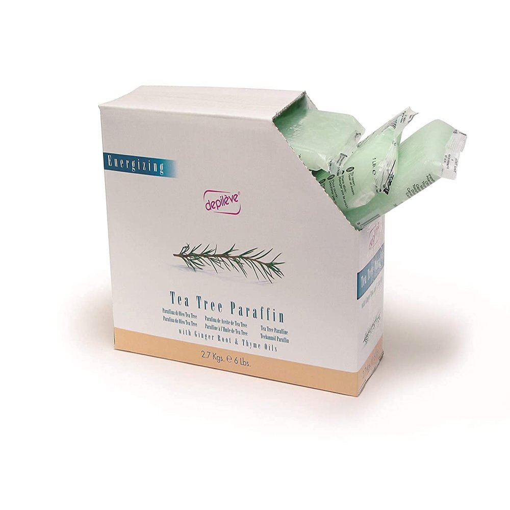 Depileve Tea Tree Scented Paraffin Wax - Refill for Paraffin Wax Dip - 6 lbs.