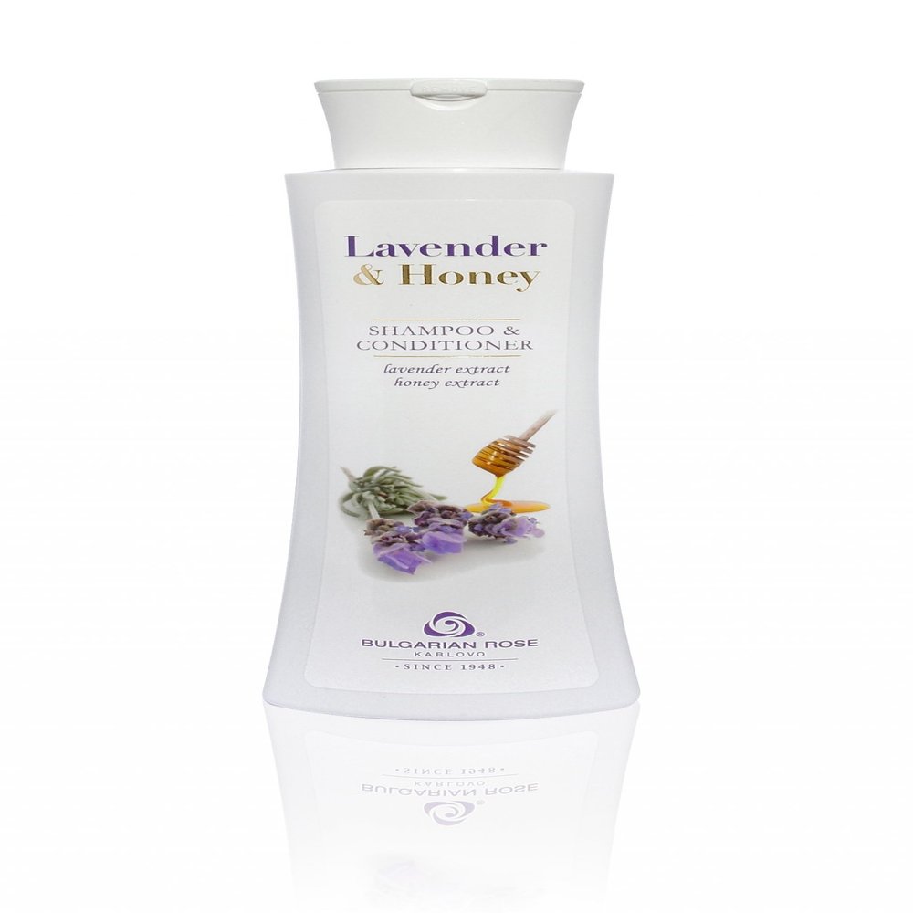 Bulgarian Lavender and Honey Shampoo & Conditioner 2 in 1 with Natural Lavender and Honey Extract, Design to Cleanse, Condition and Nourish your Hair