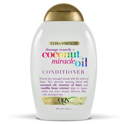 OGX Extra Strength Damage Remedy + Coconut Miracle Oil Conditioner, 13 Ounce
