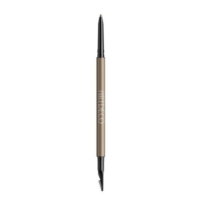 ARTDECO Ultra Fine Brow Liner - Ash Brown - Thin Twist-Out Tip Creates Ultra-Fine Lines - Integrated Grooming Brush - Smudge-Proof & Waterproof - Eyebrow Pencil - Eye Makeup - Vegan - 0.03 Oz