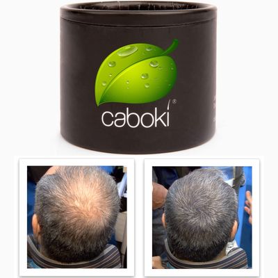 Caboki Hair Fibers for Thinning Hair Natural Plant-Based Bald Spot Cover Up for Men and Women Instantly Thicker Fuller Looking Scalp Clean Ingredients Trial Size, 10-Day Supply, Dark Gray