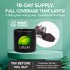 Caboki Hair Fibers for Thinning Hair Natural Plant-Based Bald Spot Cover Up for Men and Women Instantly Thicker Fuller Looking Scalp Clean Ingredients Trial Size, 10-Day Supply, Dark Gray view 2