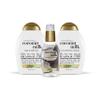 OGX Nourishing + Coconut Milk Anti-Breakage Hair Serum for Strength & Shine, Leave-In Hair Treatment with Coconut Oil & Egg White Protein, Paraben- & Sulfated-Surfactant Free, 4 fl oz view 4