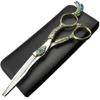 5.5/6-inch professional hair clippers, stainless steel sharp hair clippers, specialized for hairdressers (6-inch thinning shear-C) view 1