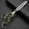 5.5/6-inch professional hair clippers, stainless steel sharp hair clippers, specialized for hairdressers (6-inch thinning shear-C) view 4