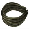 12pc Skinny Satin Headbands - 7mm wide, solid color packs (Brown) view 1