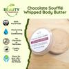 Beauty by Francesca - Handmade Whipped Body Butter Chocolate Souffl - 100% All Natural Ingredient Hydrating Moisturizing Body Cream, 6oz view 4