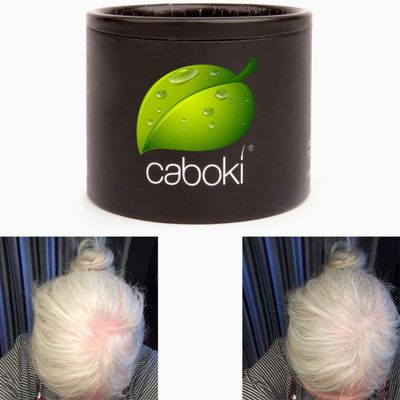 Caboki Hair Fibers for Thinning Hair Natural Plant-Based Bald Spot Cover Up for Men and Women Instantly Thicker Fuller Looking Scalp Clean Ingredients Trial Size, 10-Day Supply, Silver/White