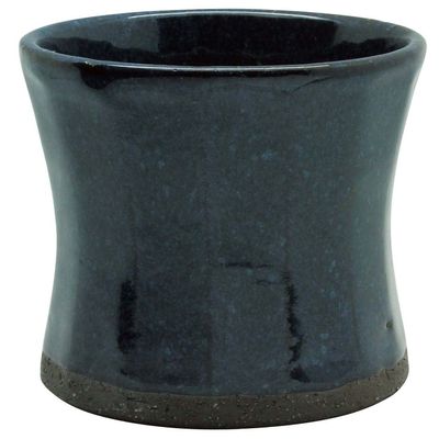 (Izawa Corporation) Gris Cup & Hand Towel Set (Comes in Wooden Box), Shaving, Blue 112346