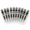 10pcs/set Multicolor Croc Clips Transparent Plastic Hairdresser Clip Hair Styling Sectioning Barrettes Non Slip Alligator Clip Salon DIY Accessories Hairpins for Women and Girls(10pcs-Black) view 1