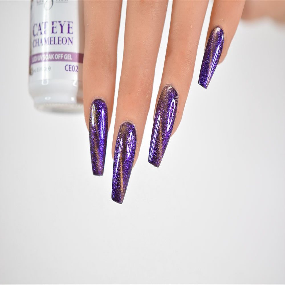 Cre8tion Cat Eye Chameleon LED/UV Soak Off Gel Polish 0.5 oz (CE02)
