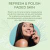 Sea El Coconut Kiwi Exfoliating Face Scrub Hydrating Calming & Purifying Anti Aging Exfoliator - Bamboo Pumice & Green Tea Detoxifying Exfoliant Facial Cleanser & Polish for Women & Men - 4 Oz view 2