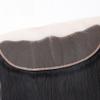 Hairticket 3 Bundles + 13"x4" Lace Frontal Closure Straight Virgin Brazilian Hair 18 20 22 Closure 12 / Middle Part view 3