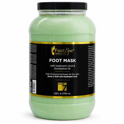 FootSpa Professional Pedicure Foot Mask, Deep Moisturizing, 128 oz