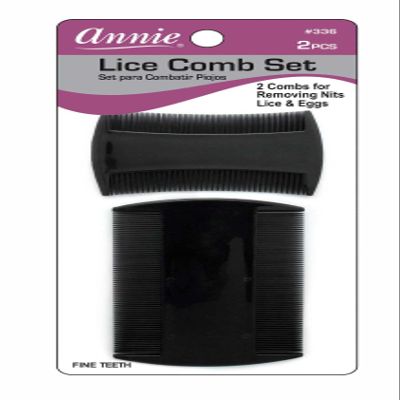 Annie Pack of 2 Anti Lice and Nits Combs #336
