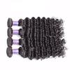 Hairticket 4 Bundles Deep Wave Virgin Brazilian Hair Natural Color / 20 22 24 24 view 2