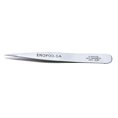 Style OOSA Swiss Precision Tweezer with Fine Straight Tips, 4-3/4"