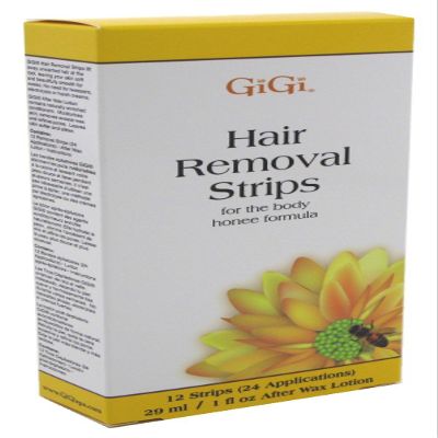GiGi Hair Removal Strips for the Body 12 ea (Pack of 6)