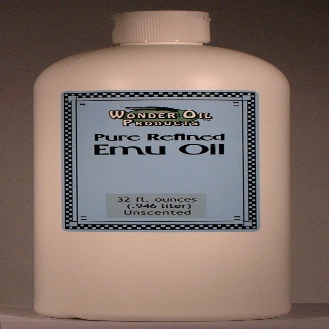 32 fl. ounces 100% Pure Triple Refined Emu Oil