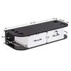 BarberPub Beauty Locking Wall Mount Styling Station Barber Beauty Spa Salon Equipment 6154-5012 (Black&White) view 3