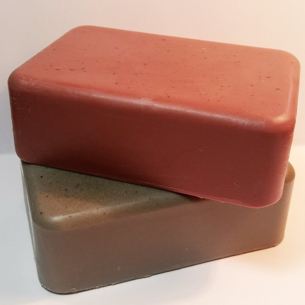 2 Pc Clay Bath Soap Set - Large Bars