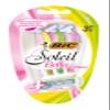 BIC Soleil Bella Colours 4-Blade Lady Razors - Pack of 3 - Spring Mounted Blades with Pivoting Head for Ultra Smooth Shave view 1