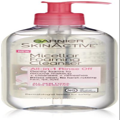 Garnier SkinActive Micellar Foaming Face Wash, For All Skin Types, 6.7 fl oz