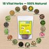 Foodherbs Premium Herbal Hair Oil Mix with 18 Ayurvedic Herbs for Natural Growth | 2x Long Hair | Strong Roots | Fuller Volume | Shiny Healthy Strands | DIY Oil Infusion | Hair Care | Thanks Giving view 2