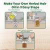 Foodherbs Premium Herbal Hair Oil Mix with 18 Ayurvedic Herbs for Natural Growth | 2x Long Hair | Strong Roots | Fuller Volume | Shiny Healthy Strands | DIY Oil Infusion | Hair Care | Thanks Giving view 4
